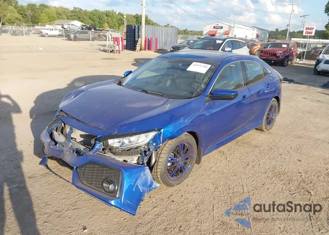 2018 Honda Civic Ex из США, поврежденный, VIN SHHFK7H56JU211735